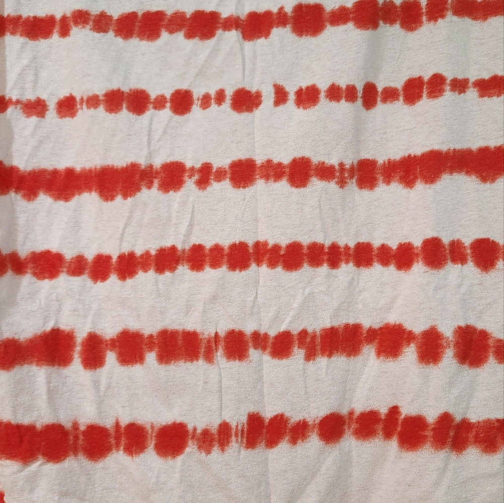 Women's Talbots Orange/Coral Striped Shirt, Size L - Picture 11 of 11